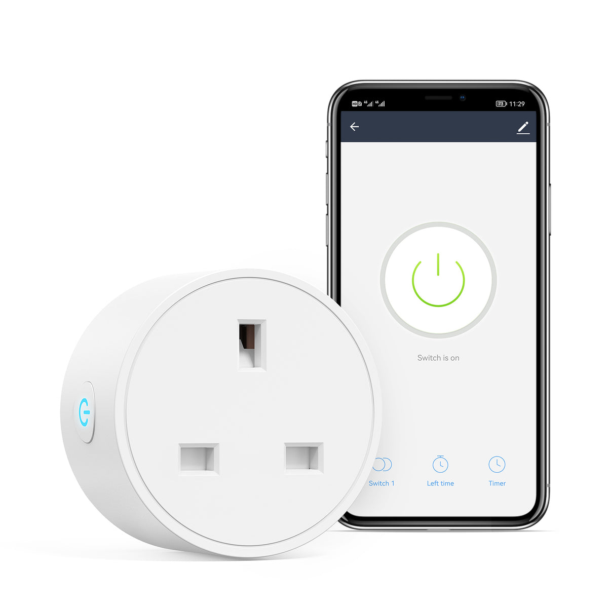GSP21 Smart Plug Mini WiFi Plugs Works with Alexa, Google Home Teckin UK