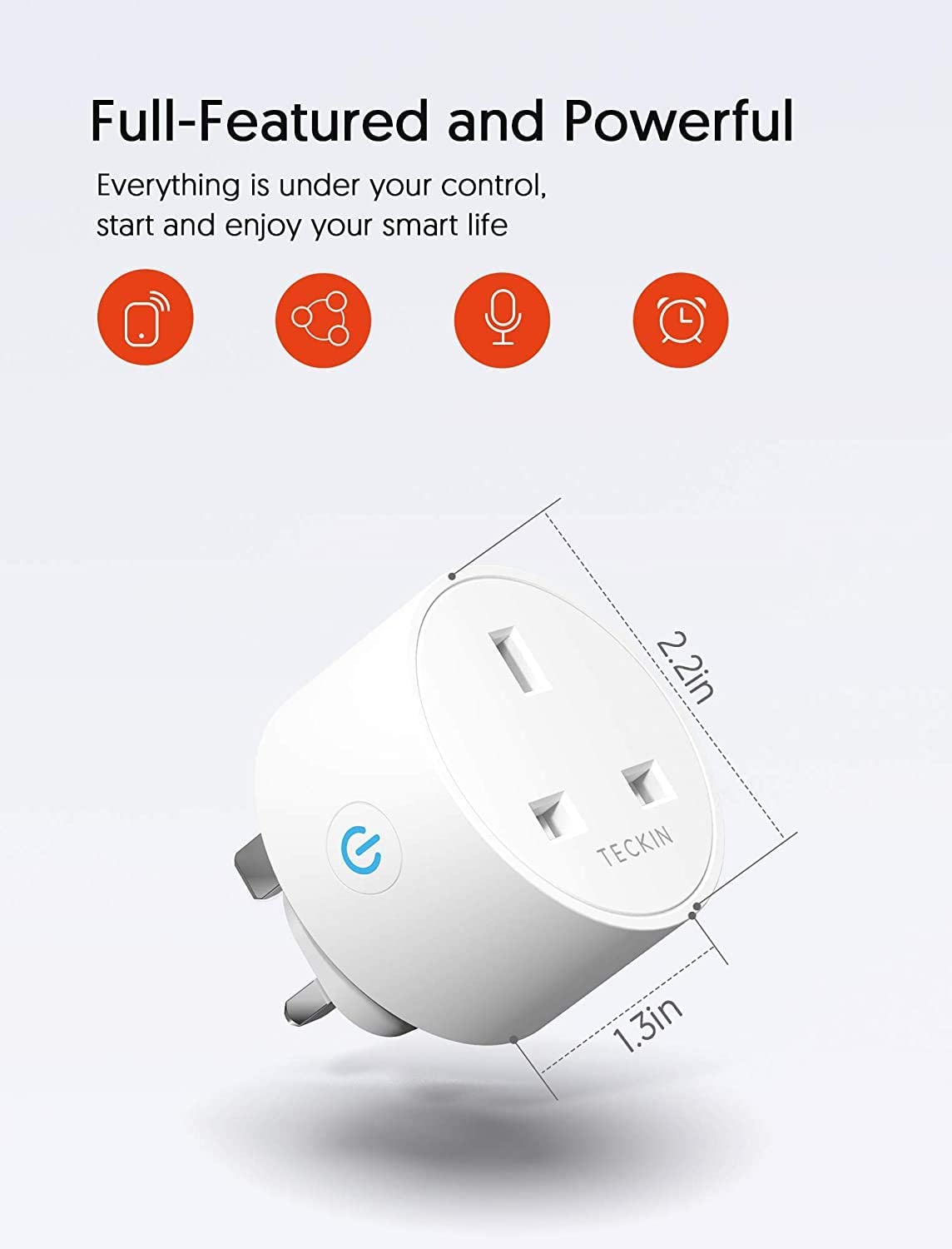 Teckin SP27/SP23 Smart Plug (New and old versions are shipped randomly)